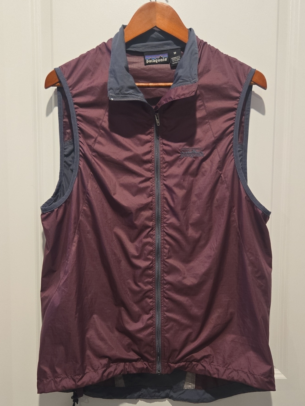 Patagonia Women's Plum Vest with Gray Trim